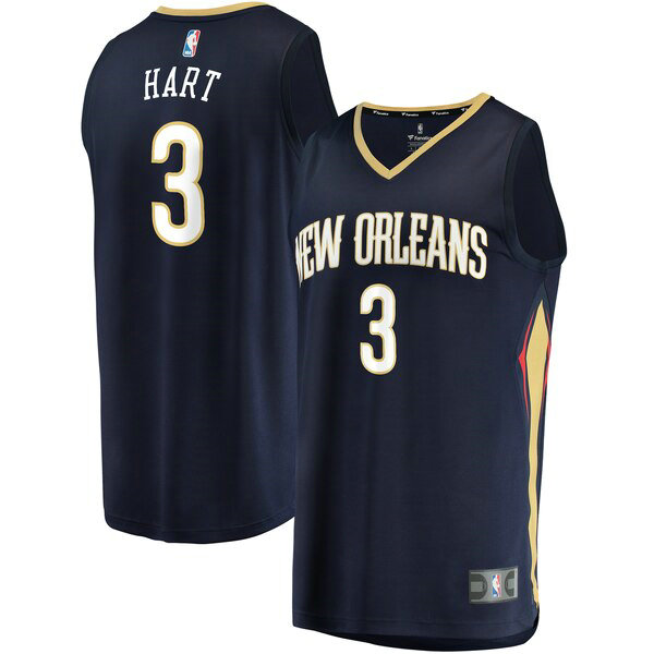 Camiseta Josh Hart 3 New Orleans Pelicans Icon Edition Armada Hombre